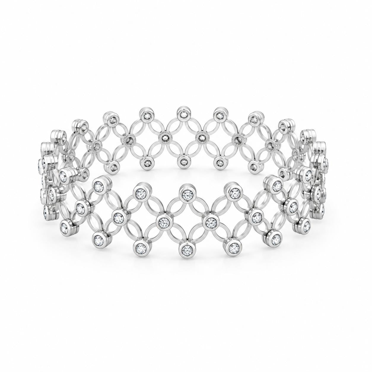 14k Expandable Diamond Band