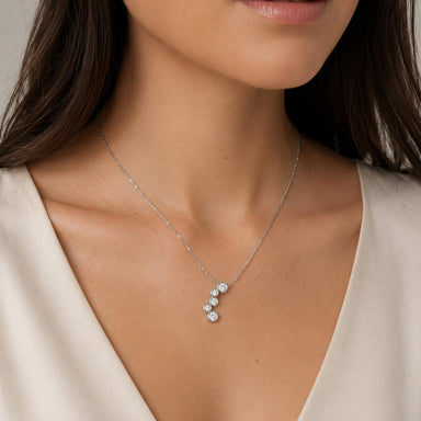 14k Necklace with Diamond Pendant
