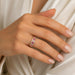 18k Rose Gold Ring with Pink Sapphires