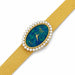 Chopard Geneva 18k Watch with Diamond Bezel and Opal Dial