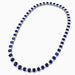 18k White Gold Sapphire and Diamond Necklace