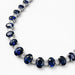 18k White Gold Sapphire and Diamond Necklace