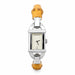 Gucci 6800L Stainless Steel Watch With Bamboo Bracelet