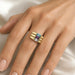 14k Yellow Gold Three Ring Set