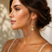 ZImmer Brothers Yellow Gold Dangle Earrings
