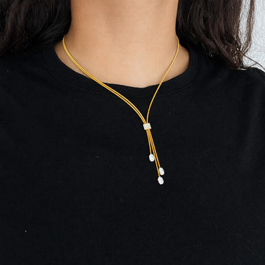 Marco  Bicego Santorini Diamond Lariat Necklace