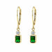 18k Yellow Gold Drop Earrings