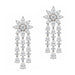 Platinum Earrings with 11.70ct Diamonds