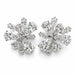 Platinum Diamond Cluster Earrings