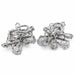 Platinum Diamond Cluster Earrings