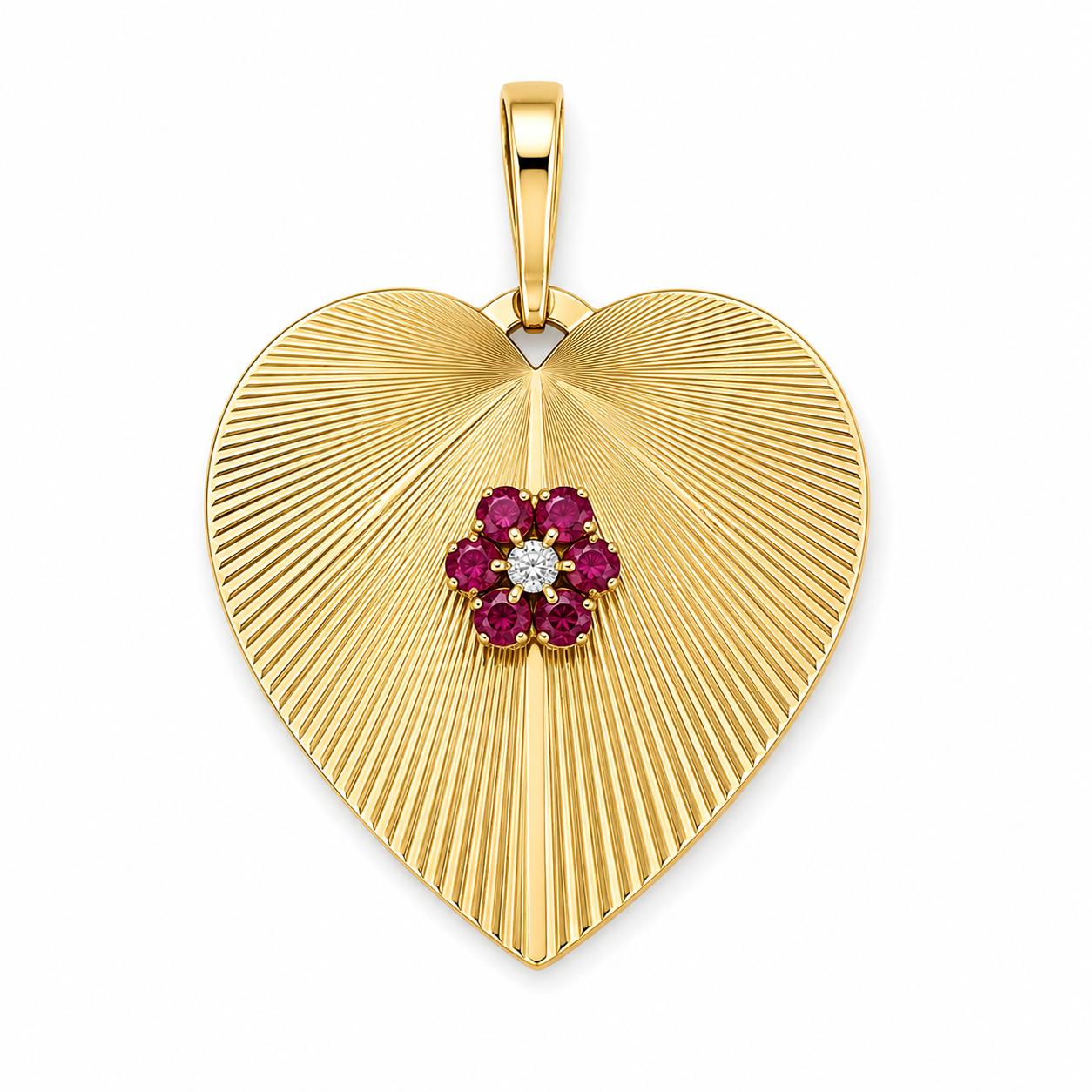Tiffany & Co Ruby Heart Pendant