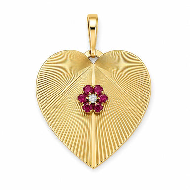 Tiffany & Co Ruby Heart Pendant