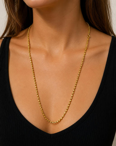 18k Byzantine Link 28" Chain