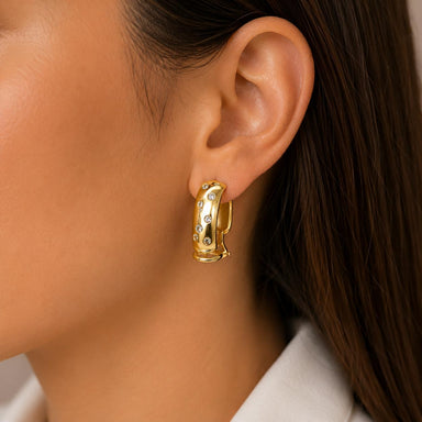 14k Diamond Earrings