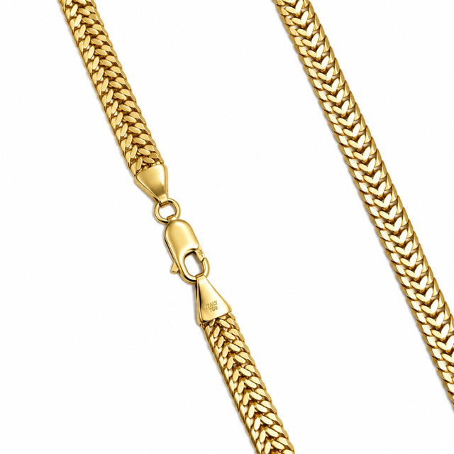 14k Yellow Gold 22" Herringbone Chain