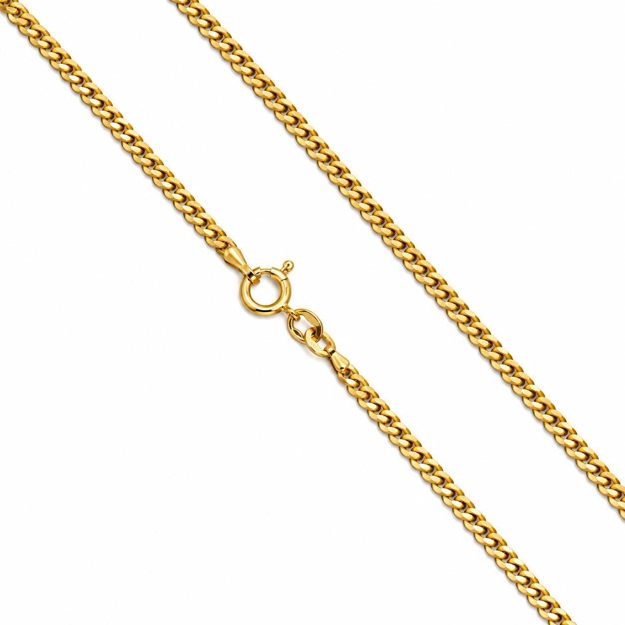 18k Yellow Gold Chain Necklace Italy