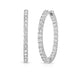 Roberto Coin 18k Diamond Hoop Earrings