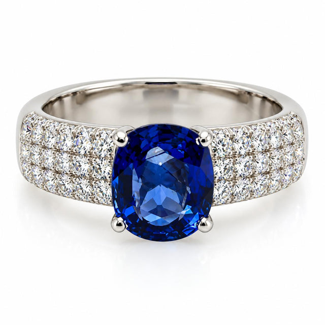 18k Oliva Sapphire Ring