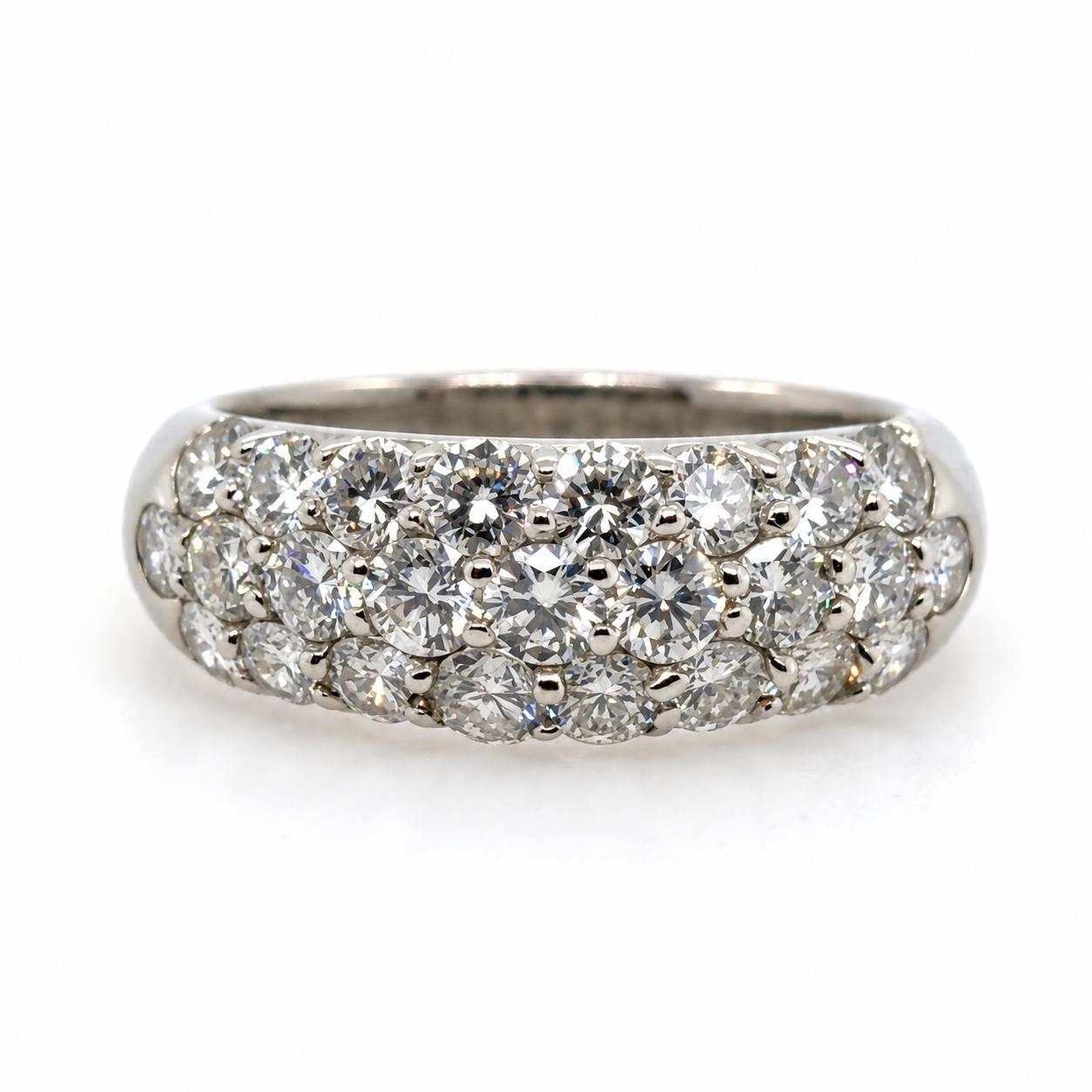 Platinum Diamond Band Ring
