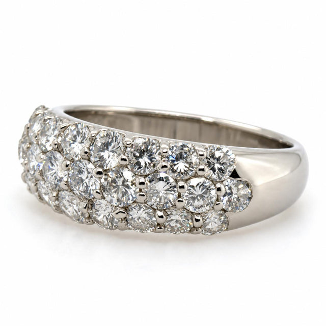 Platinum Diamond Band Ring