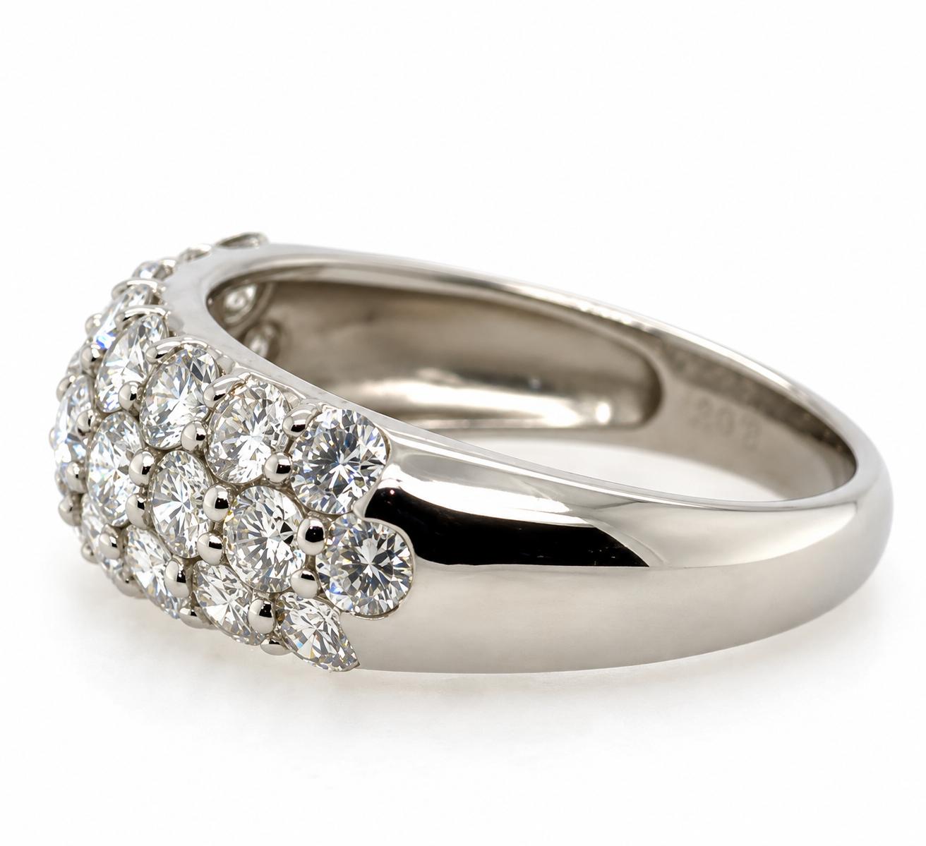 Platinum Diamond Band Ring