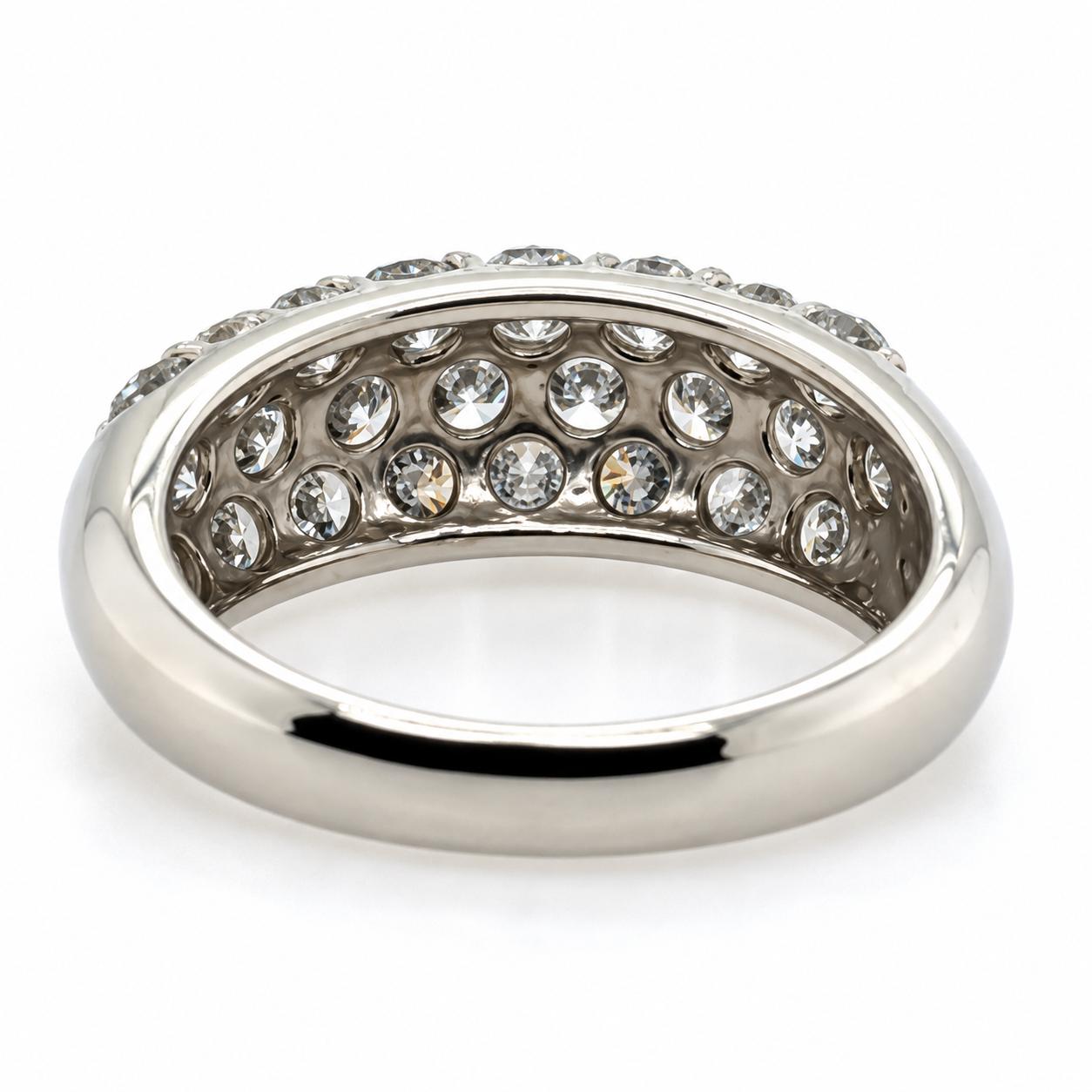 Platinum Diamond Band Ring