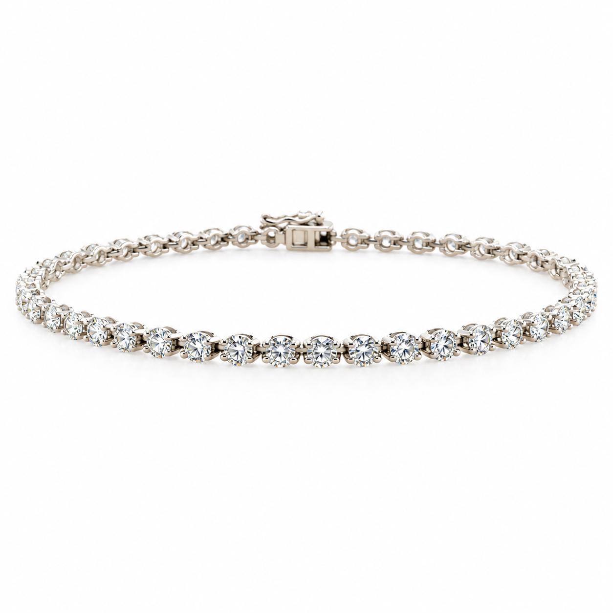 Platinum Tennis Bracelet
