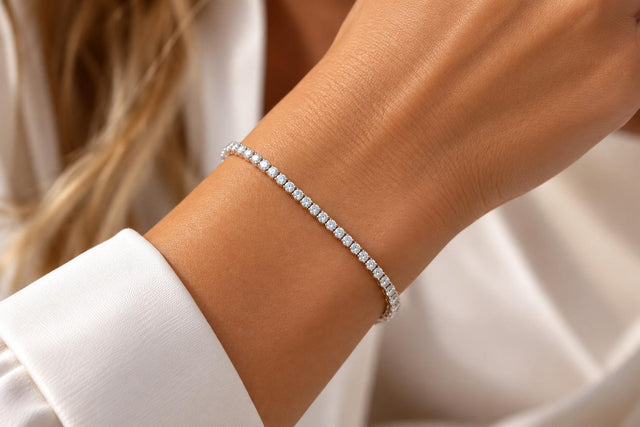 Platinum Tennis Bracelet