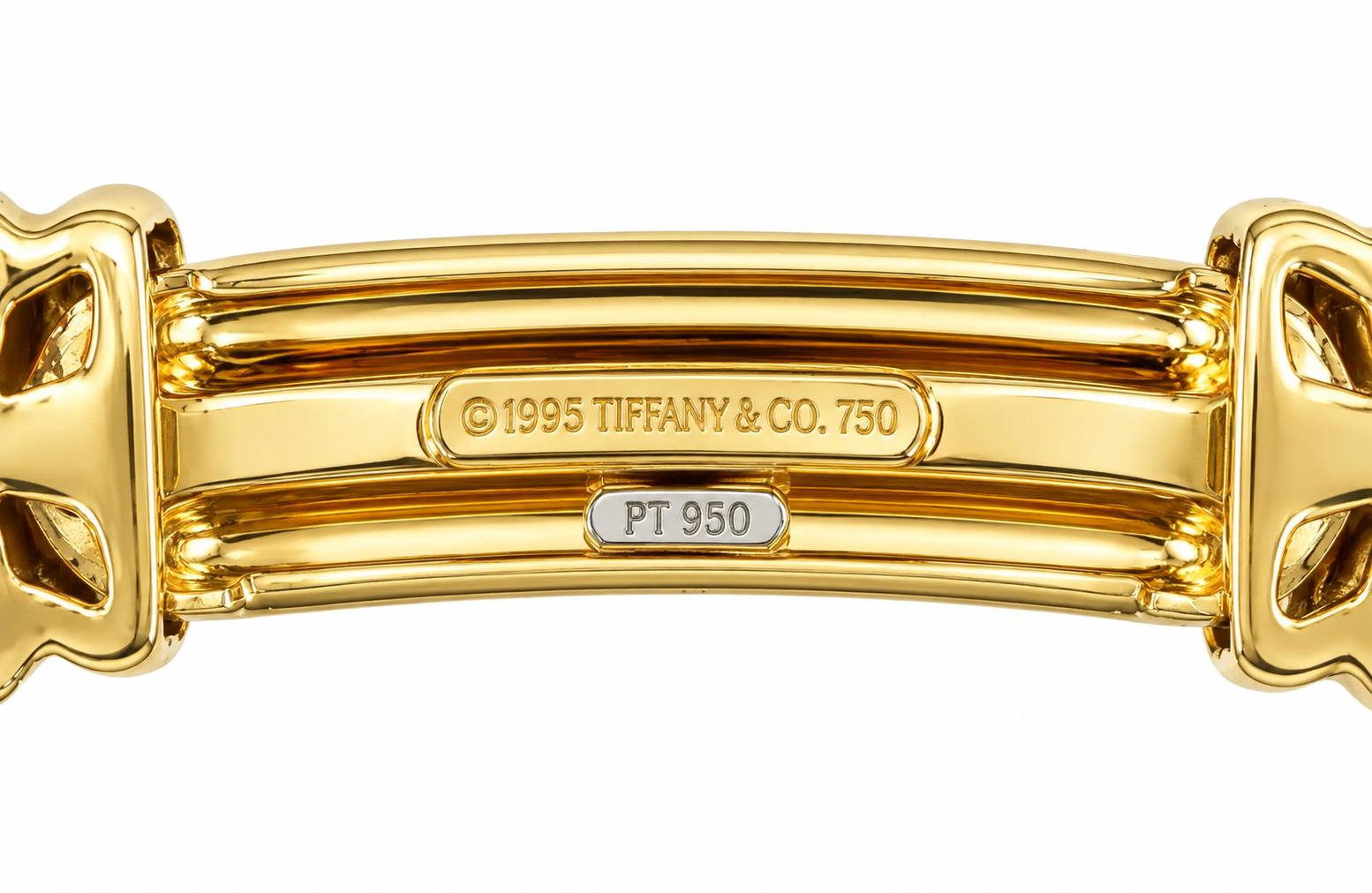 18k & Platinum Tiffany & Co " Atlas" Collection Necklace