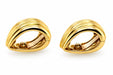 18k Yellow Gold Cuff Earrings