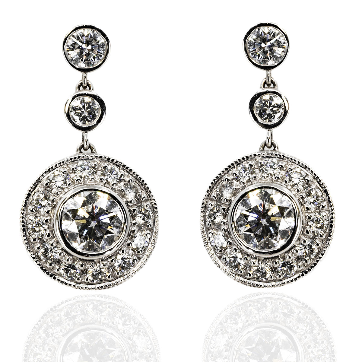 Diamond Drop Earrings