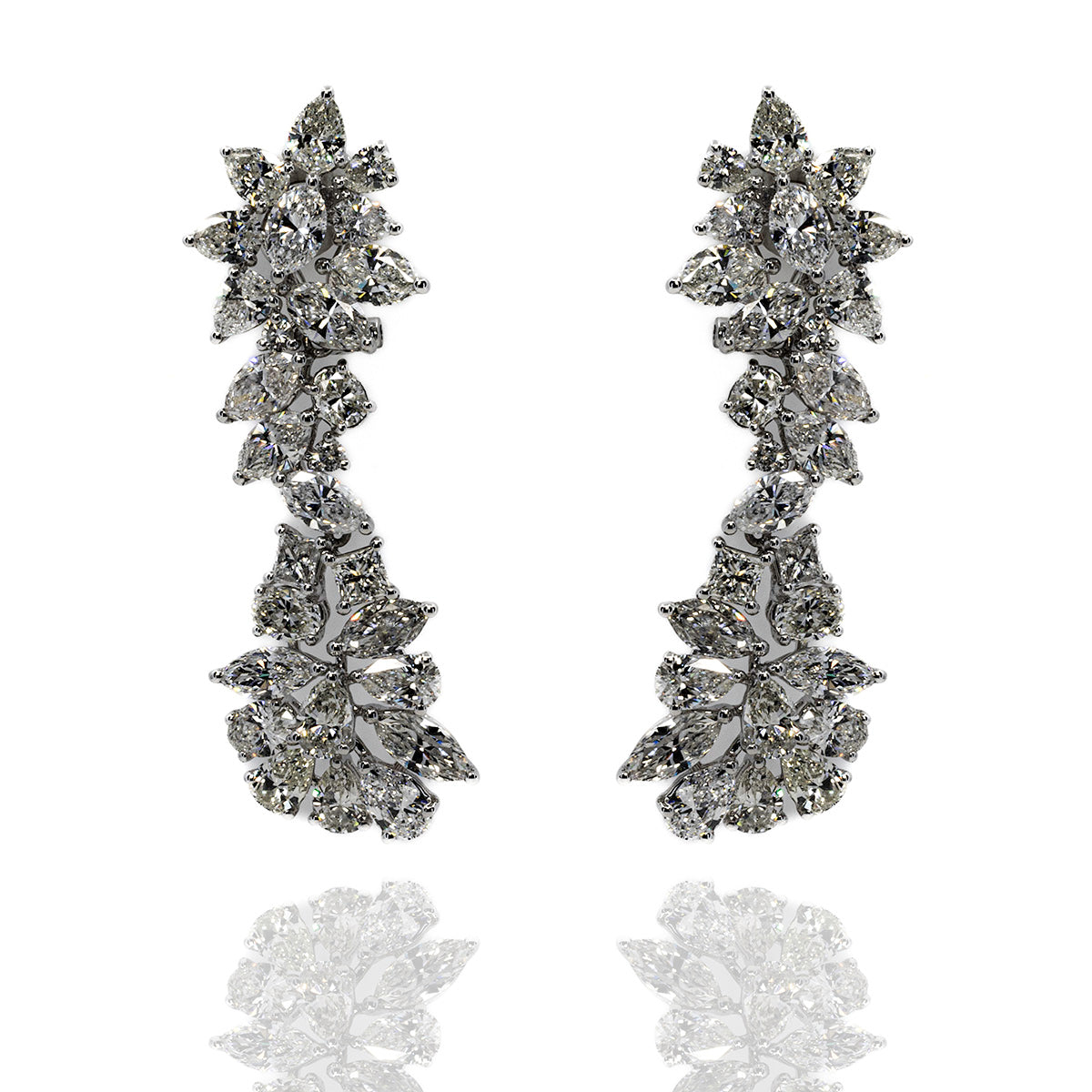 18k Chandelier Drop Earrings