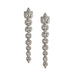 18k White Gold Chandelier Earrings with 15.08ct White Diamonds