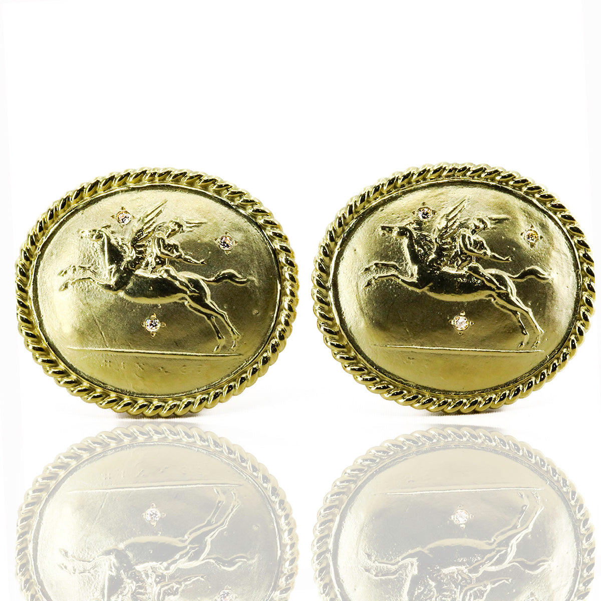 Seidengang 18k "Pegasus" Earrings