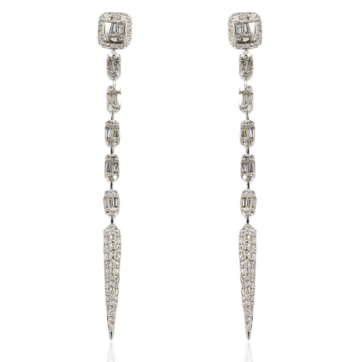 Diamond Drop Earrings