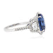 9.56 Carat Royal Blue Sapphire Ring