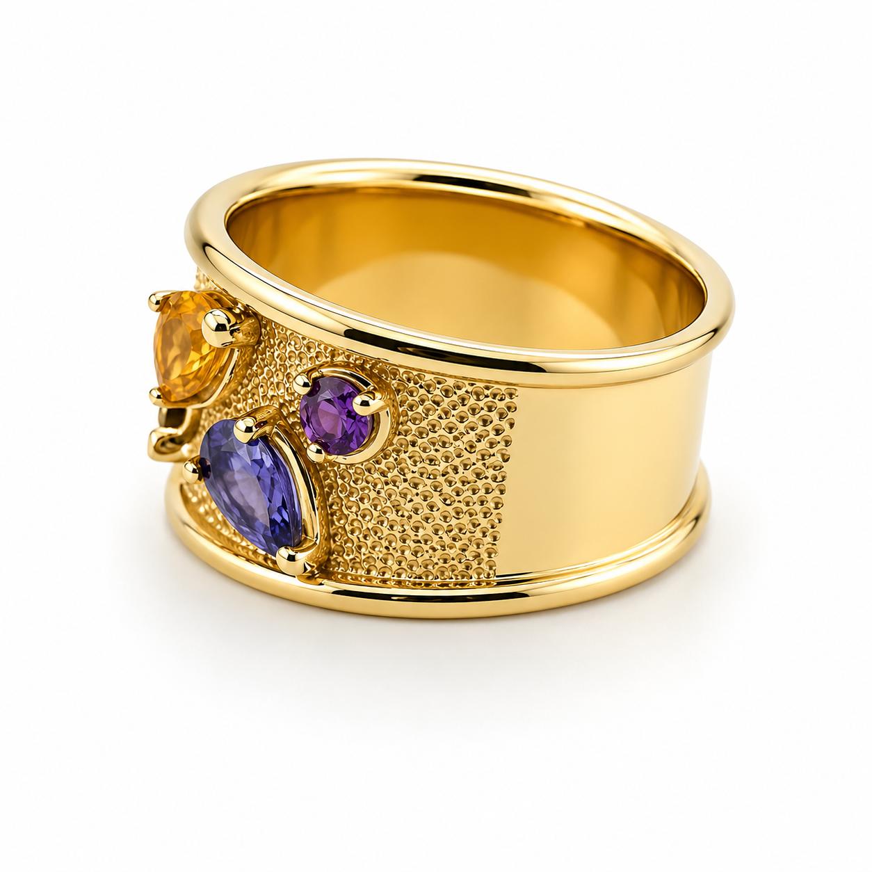 Italian Gemstone Ring