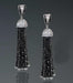 Black DIamond Tassle Earrings