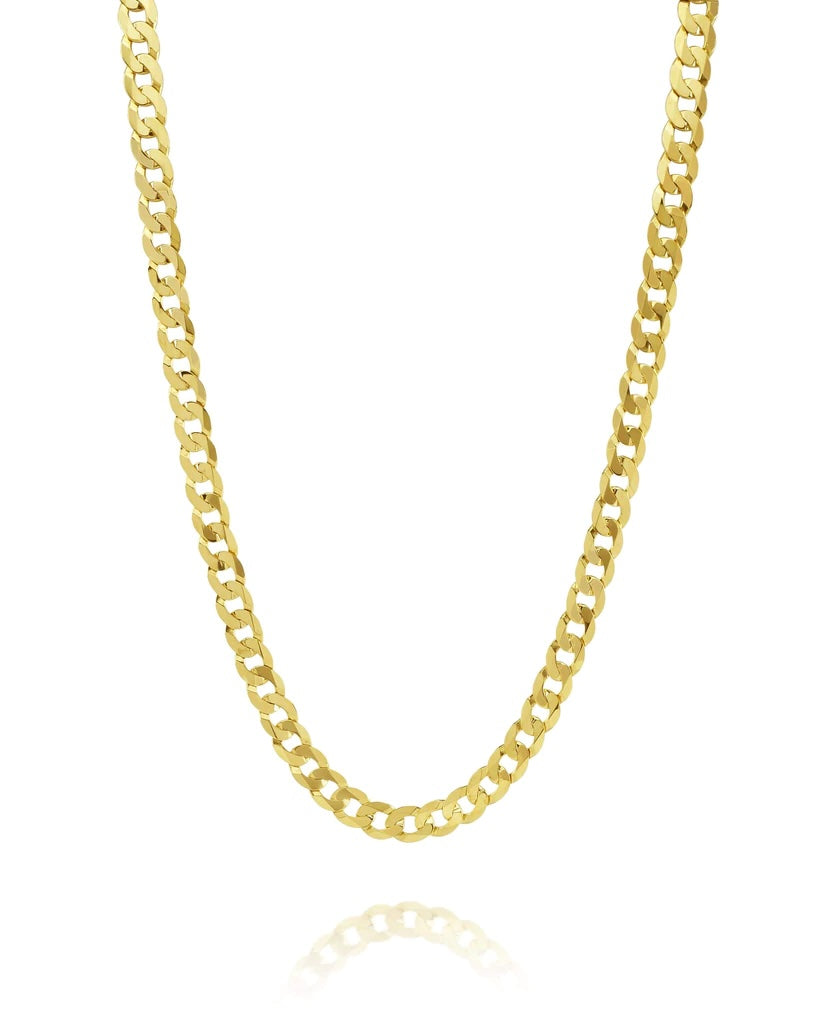 24" Flat Cuban Link Chain