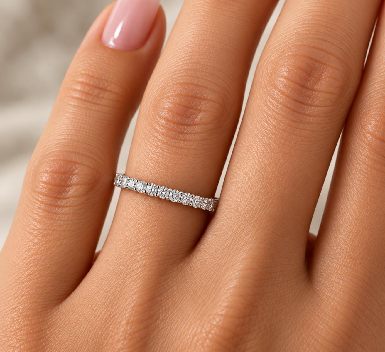 Platinum Diamond Eternity Ring