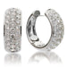 18k White Gold Earrings with 1.47ct VS1 F Color Diamonds