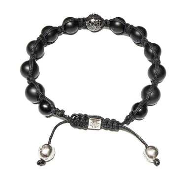 Shamballa Jewels Onyx & Black Diamond Bracelet