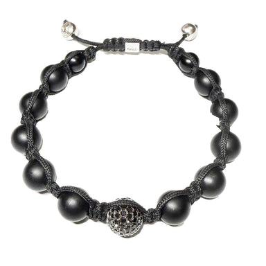 Shamballa Jewels Onyx & Black Diamond Bracelet