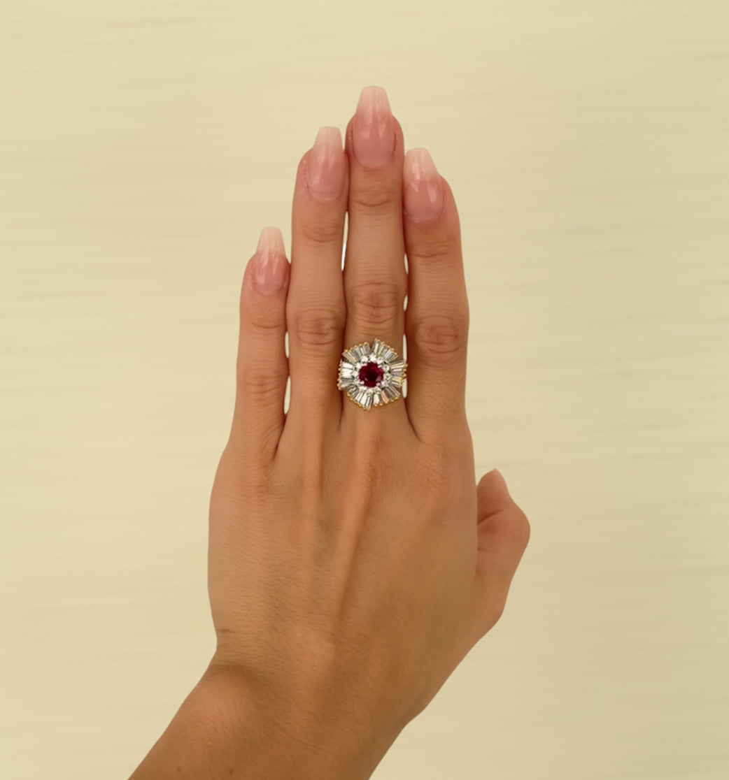 18k Ruby Ring