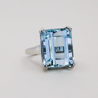 Large Aquamarine Ring