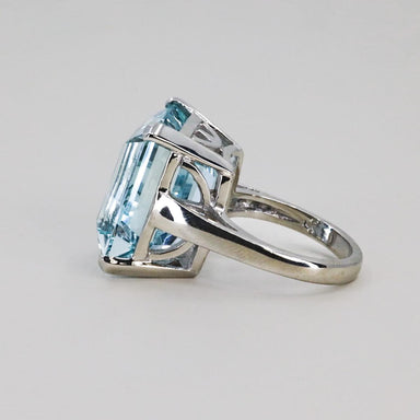 Large Aquamarine Ring