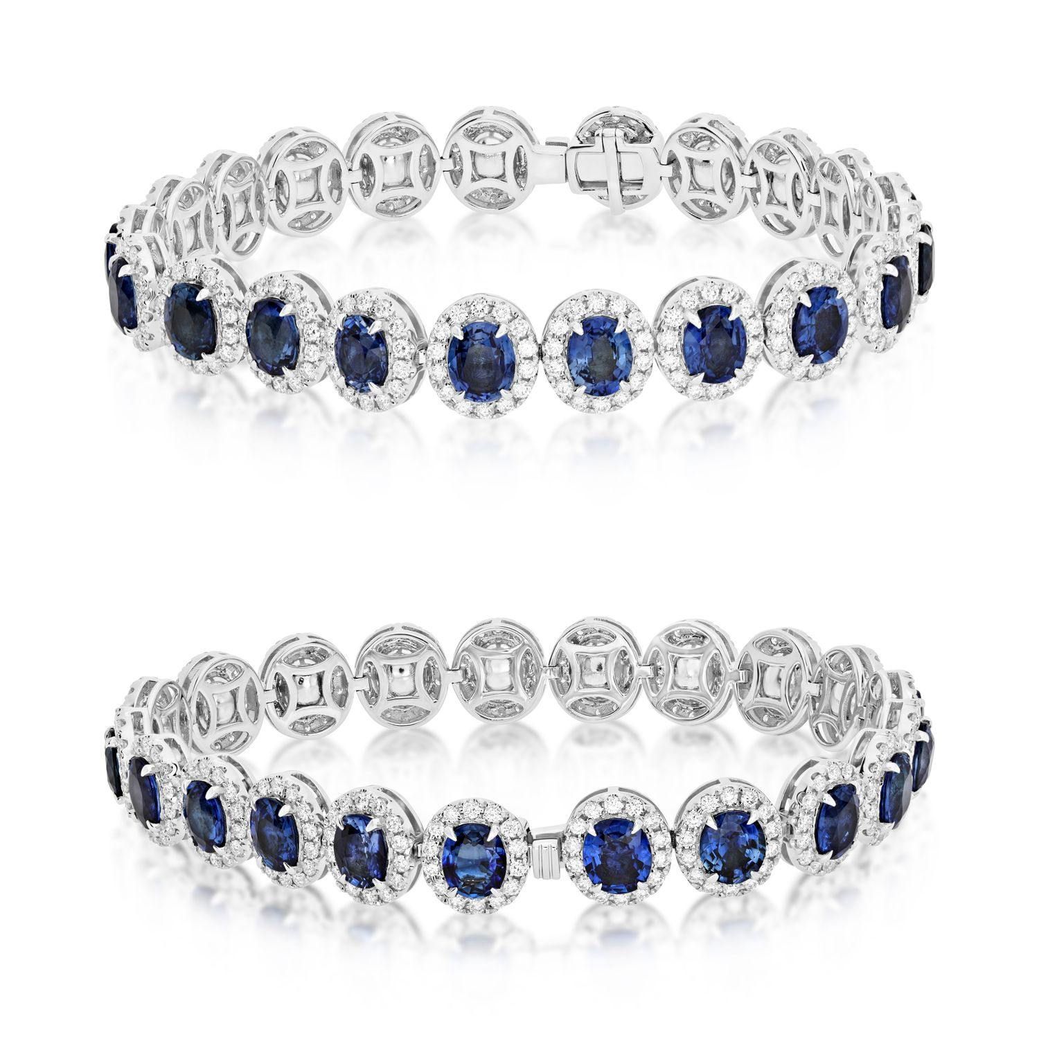 18k Sapphire Bracelet