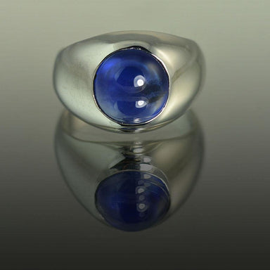 No Heat Sapphire Ring