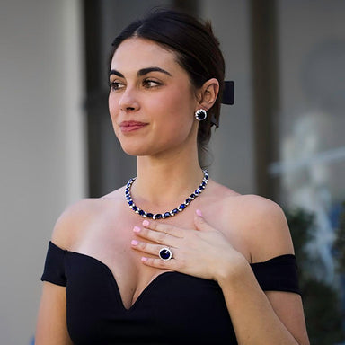 Platinum 20.12 Carat Sapphire Ring