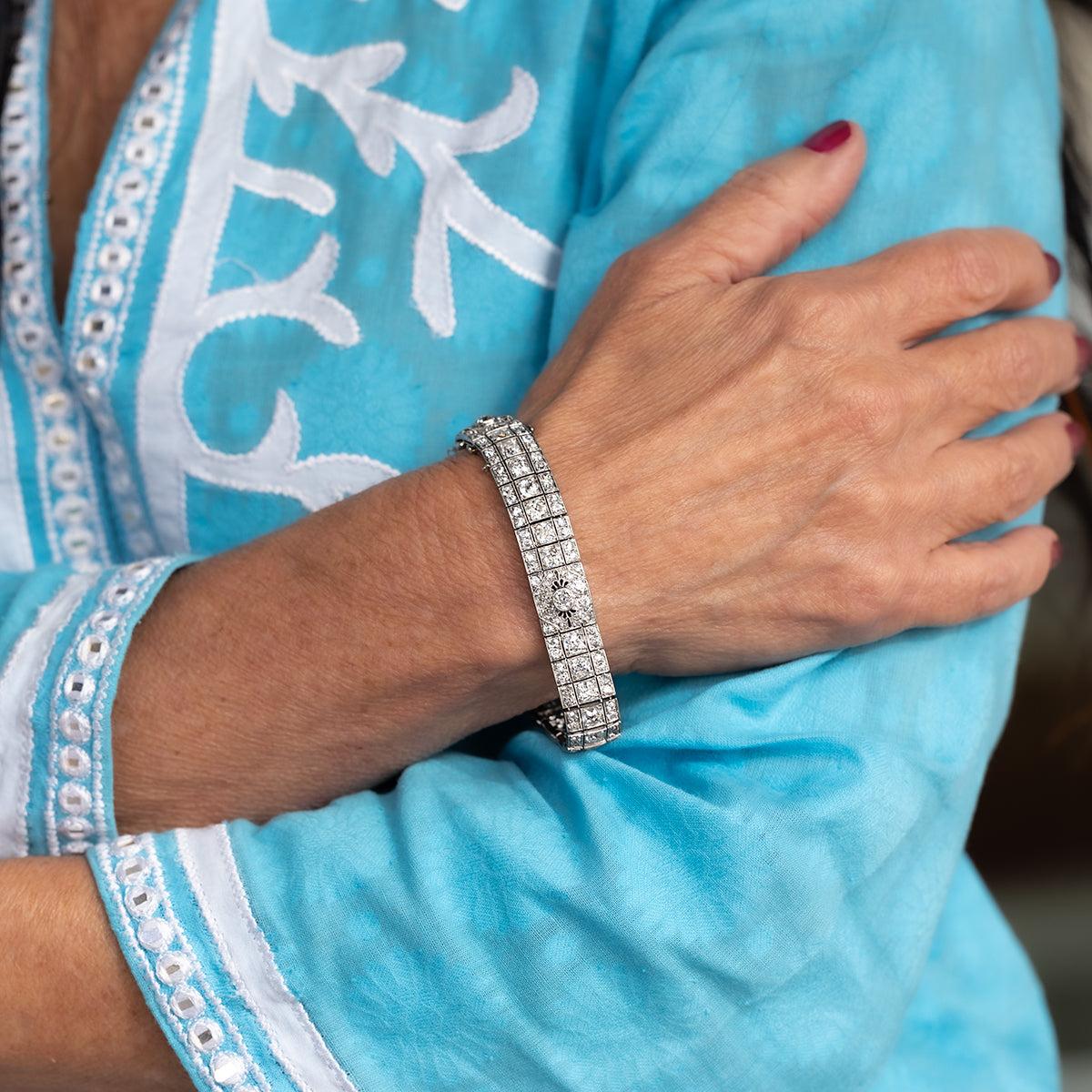 Platinum Art Deco Period Bracelet